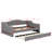 Full XL Daybed Incorporating Built-In LED Lighting And A Retractable Trundle-643307249