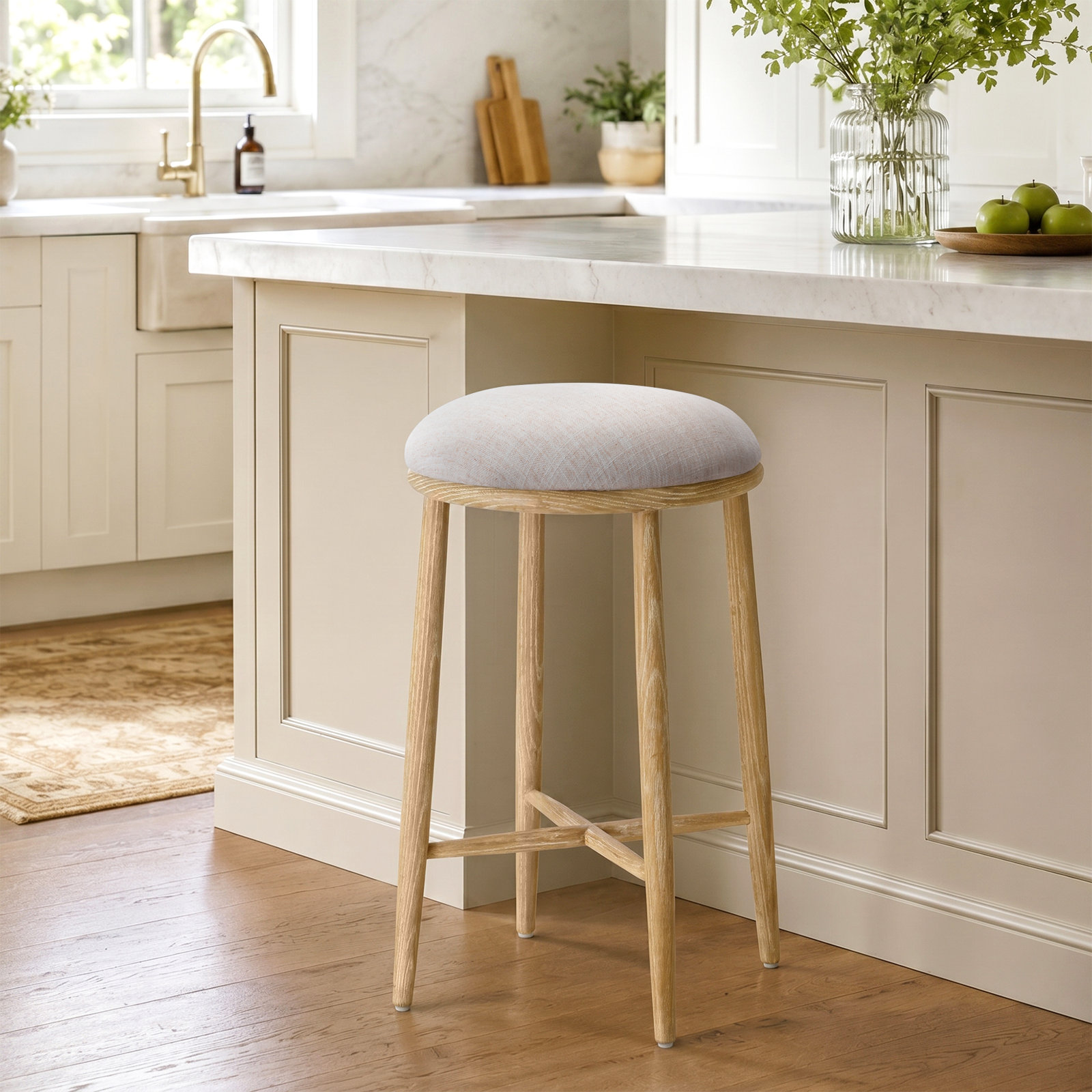Backless Round Counter Stool
