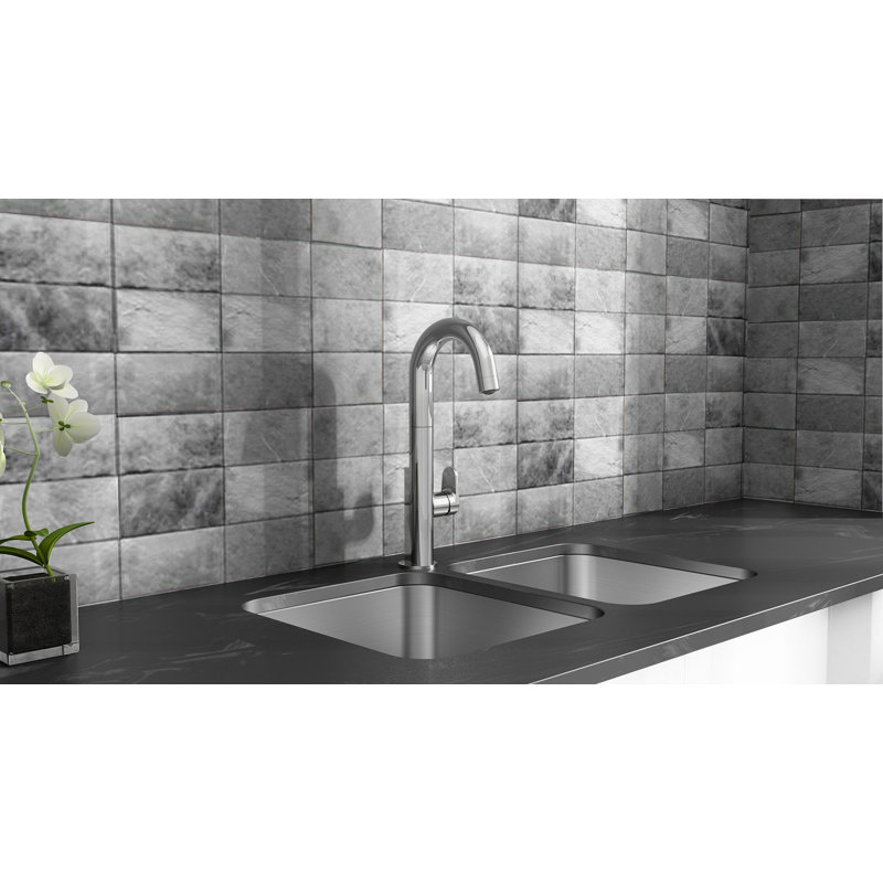 Robinet de bar avec douchette Beale, Chrome poli