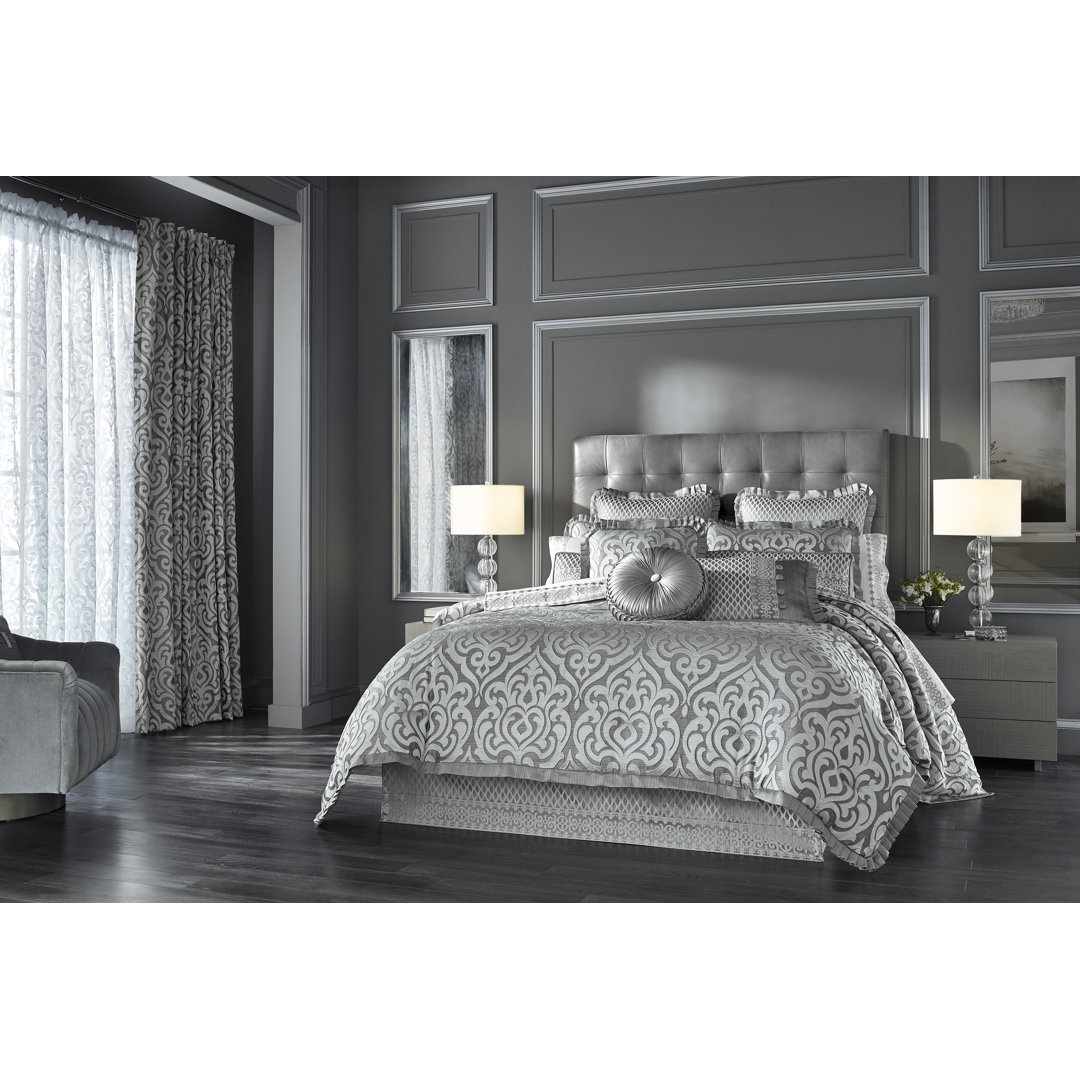 Luxembourg - Silver 4Pc. Comforter Set J. Queen New York 