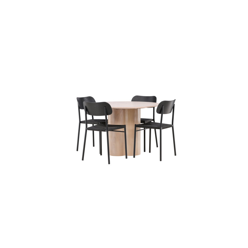 Morenci 4 - Person Dining Set, White