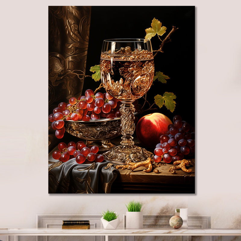 «Judaism Kiddushs Glow I», reproduction sur toile, Toile tendue, H 20 po x l 12 po x P 1 po