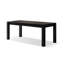 Table de salle à manger rectangulaire noire-1823317627