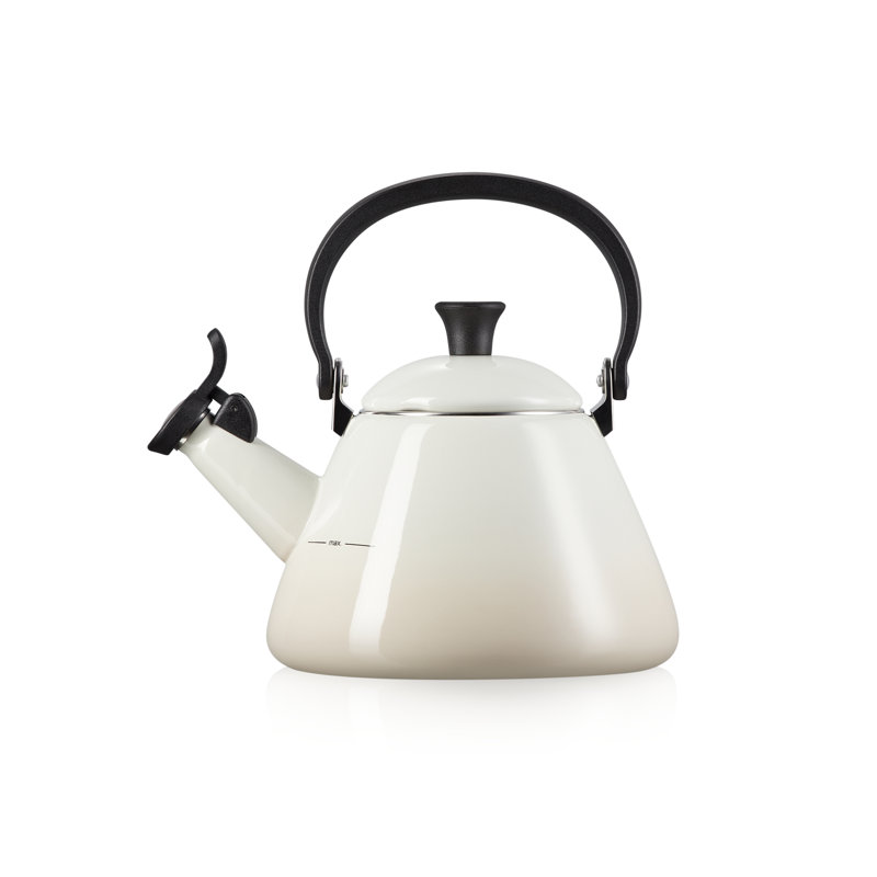 Le Creuset Kone Kettle with Fixed Whistle 1.6L, Meringue