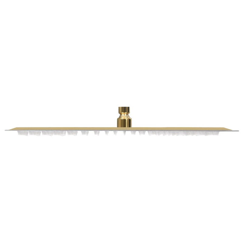 Mahanoy Rain Fixed Shower Head, Gold