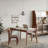 Extendable Solid Oak Dining Table for 6-8 People