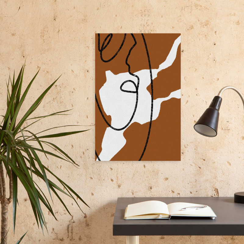 Art contemporain, art contemporain abstrait, H 24 po x l 16 po