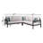Townsend Outdoor 5 Person Sectional Seating Group With Sunbrella Cushions
