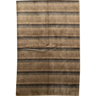 Gabbeh Hand-Knotted High-Quality Brown Area Rug