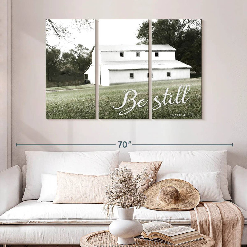 Lilie Be Still Barn, H 32 po x l 50 po