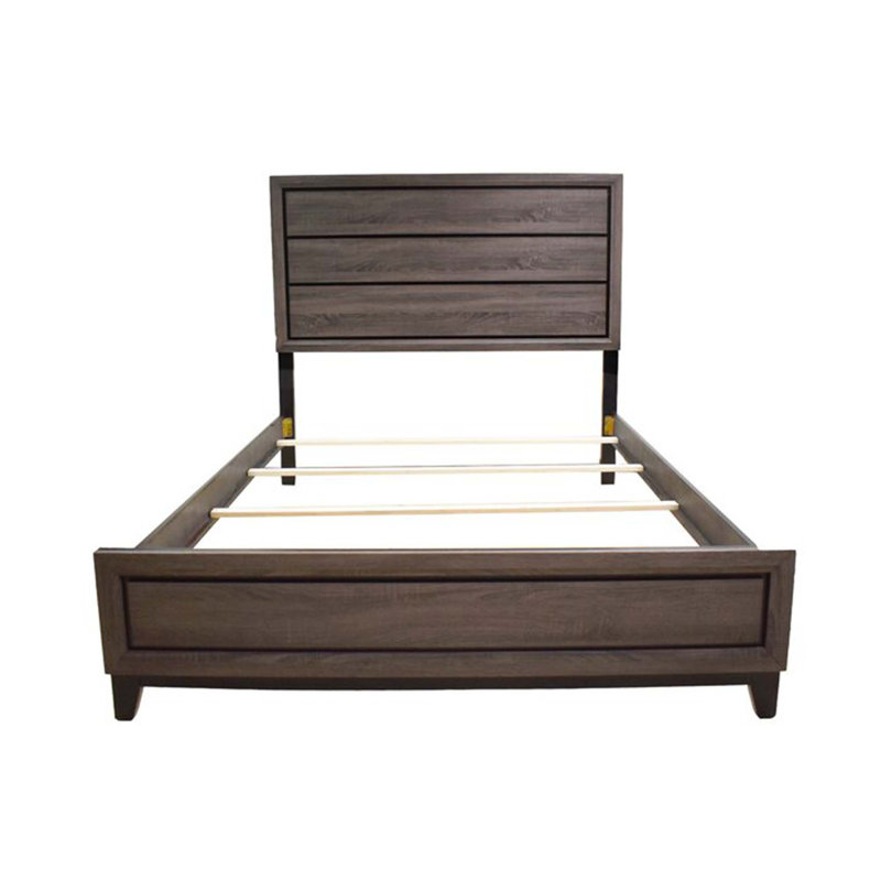 Lit contemporain en bois, Grand