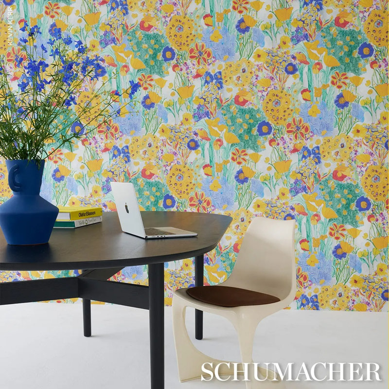Frank's Garden Wallpaper, Violet