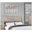 Mobilier de chambre à coucher à deux panneaux de style rustique avec très grand lit californien-130092040