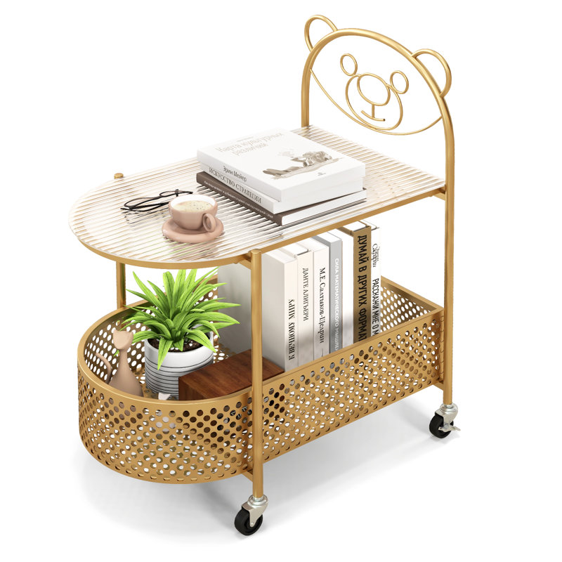 End Table, Gold