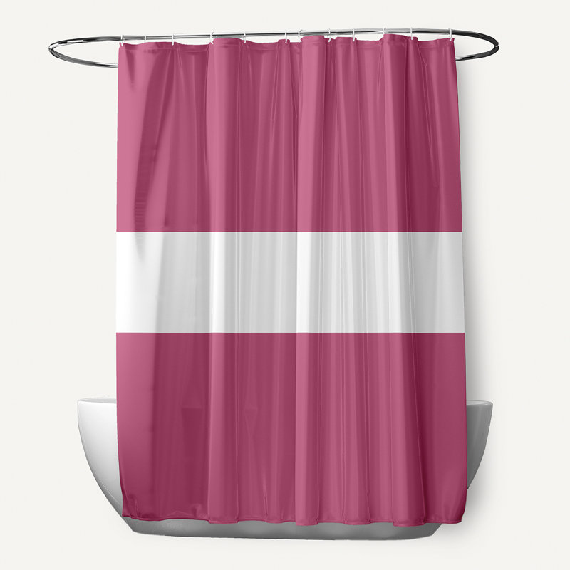 Rideau de douche simple Floral, Joues roses