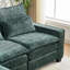 Canapé modulaire confortable en forme de L 99 po Chenille-129424434