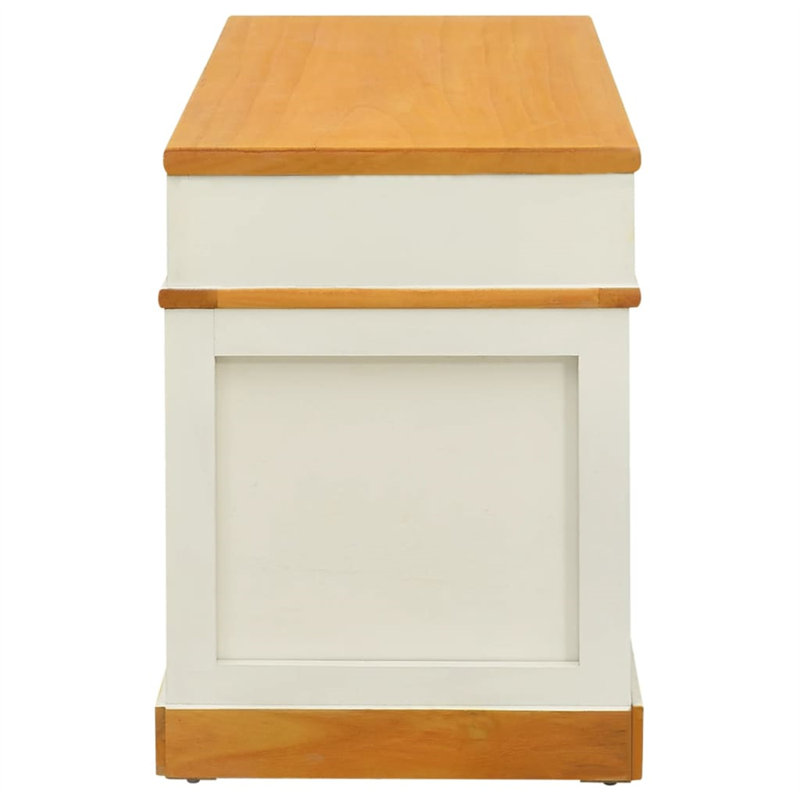 Solid Wood Storage Bench