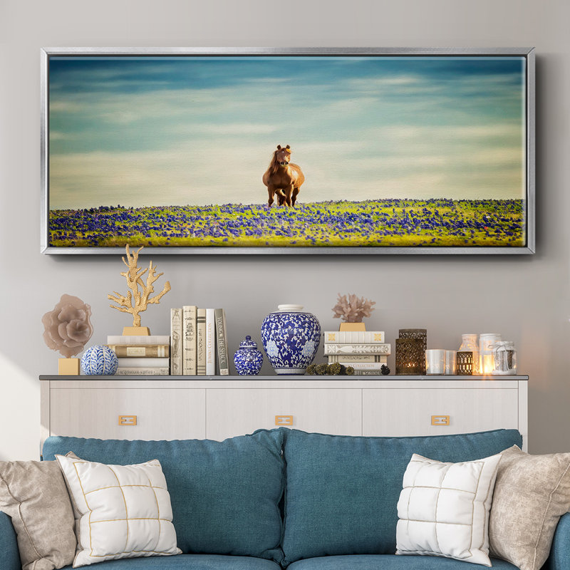Sunlit Midwest II- Framed Canvas, 20" H x 50" W