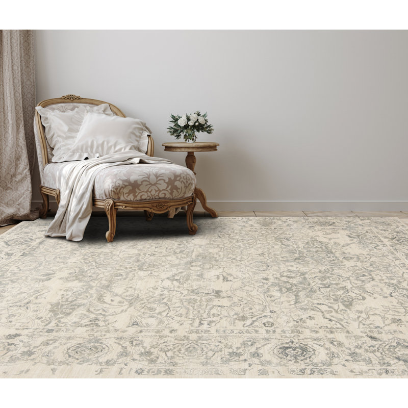 Amour Hand Knotted Area Rug, Rectangle 9' x 12'