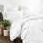 Pinch Pleat Textured Duvet Cover Set-463085930-463085931