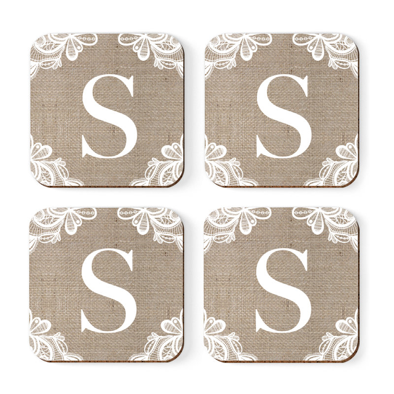 Sous-verres Café à monogramme, S