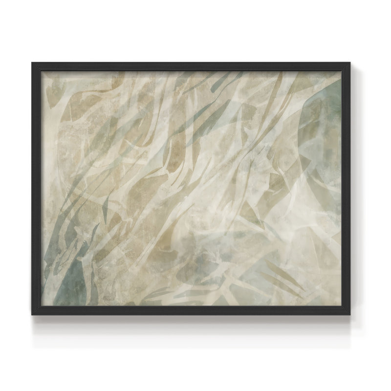 Ripples and Tide II -Framed Print - Restickable, H 8 po x l 10 po, Noir, noir, noir, noir
