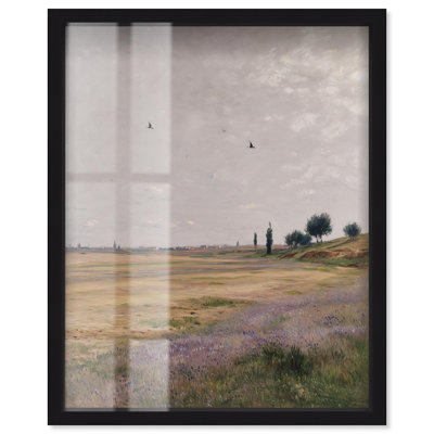 «Late Summers Day I Coastal Decor Shadowbox» par Art Remedy
