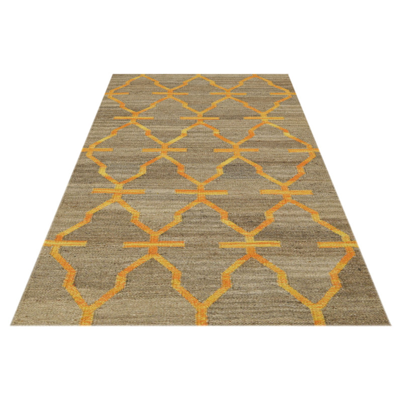 Geometric Flatweave 90cm X 140cm Area Rug