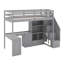 Lit mezzanine simple avec bureau-422621750