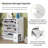 Versatile Tipping Bucket Shoe Cabinet With 3 Flip Drawers