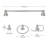 Minco 3 - Light Dimmable Vanity Light