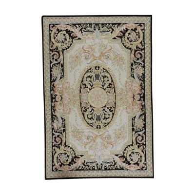 Aubusson Renaissance Wool Oriental Area Rug
