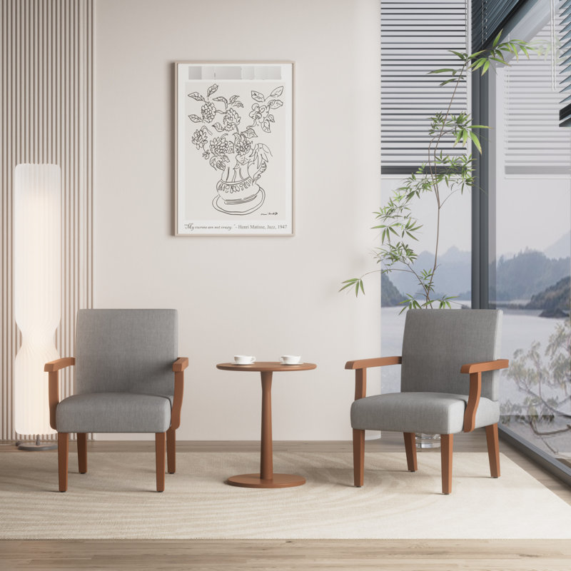 Chaise d'appoint en tissu Minimalist