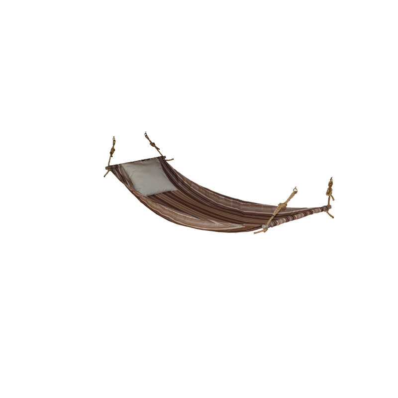 Hamac Villalobos, Rayure marron, H 1 po x l 45 po x P 75 po
