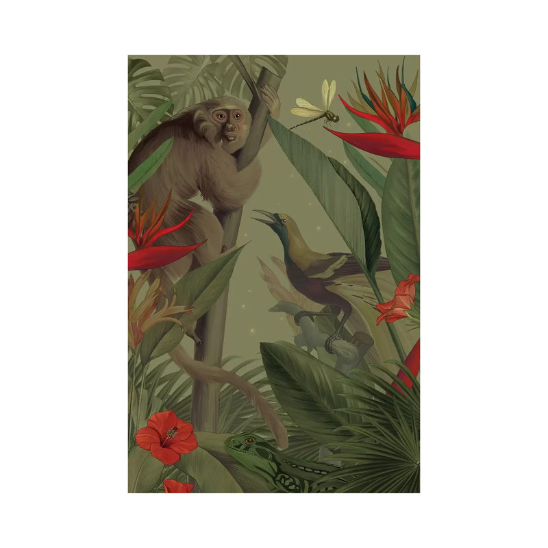 Welcome To The Jungle by Nettsch - Wrapped Canvas Print, 66.04 cm H x 45.72 cm W