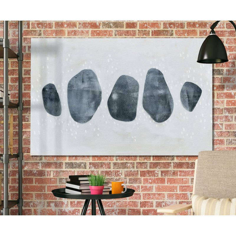«Stone Collection I», reproduction, H 12 po x l 18 po x 1,5 po, Toile tendue