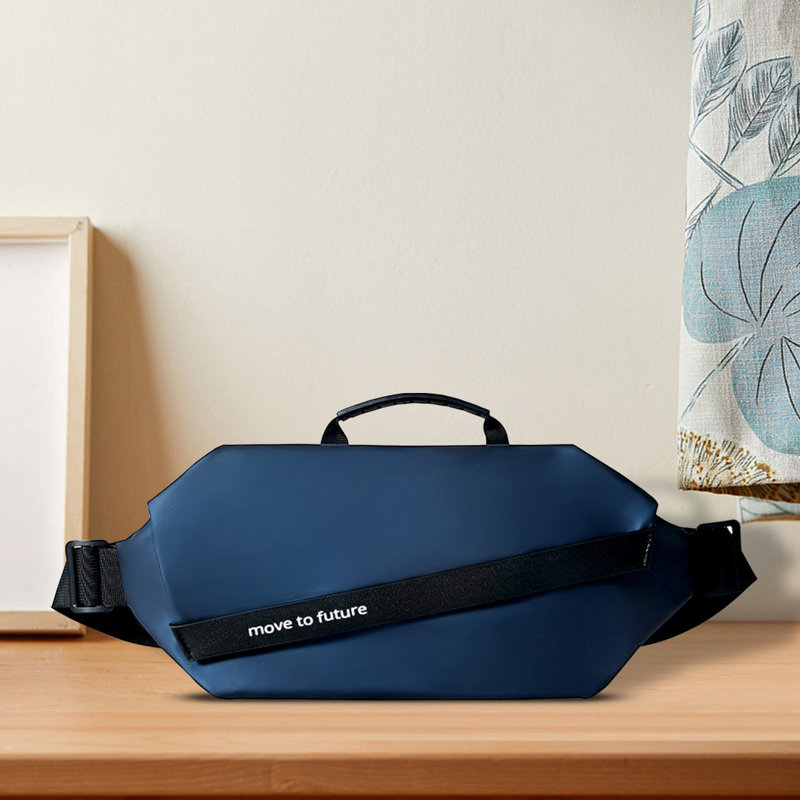 Sac à bandoulière anti-vol pour hommes, Blue