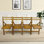 Chaise pour événement spécial pliante en bois à lattes Furniture, ensemble de 4, CHAISE PLIABLE, STYLE PLIABLE