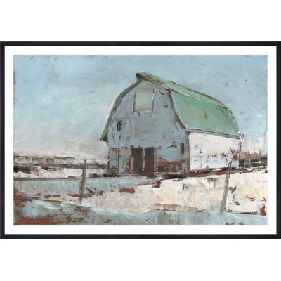 " Plein Air Barn I " by Ethan Harper Painting Print