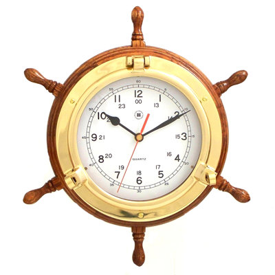Driscoll Solid Wood Wall Clock