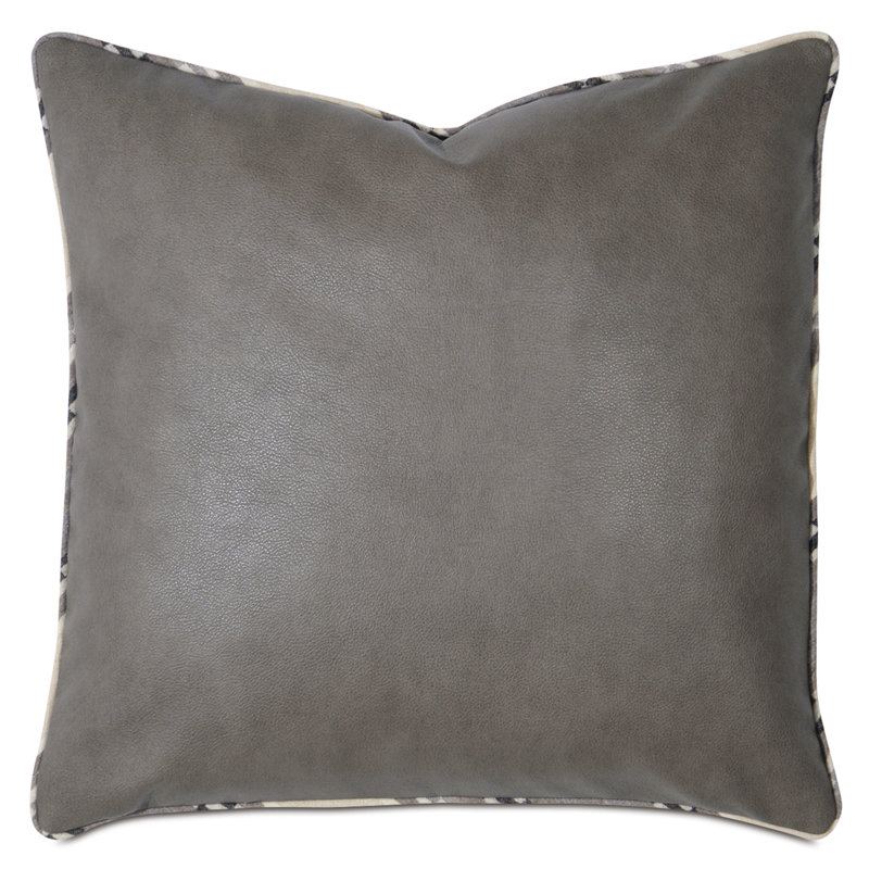 Telluride Square Pillow Cover & Insert, 20"H x 20"W x 6"D, Faux Down