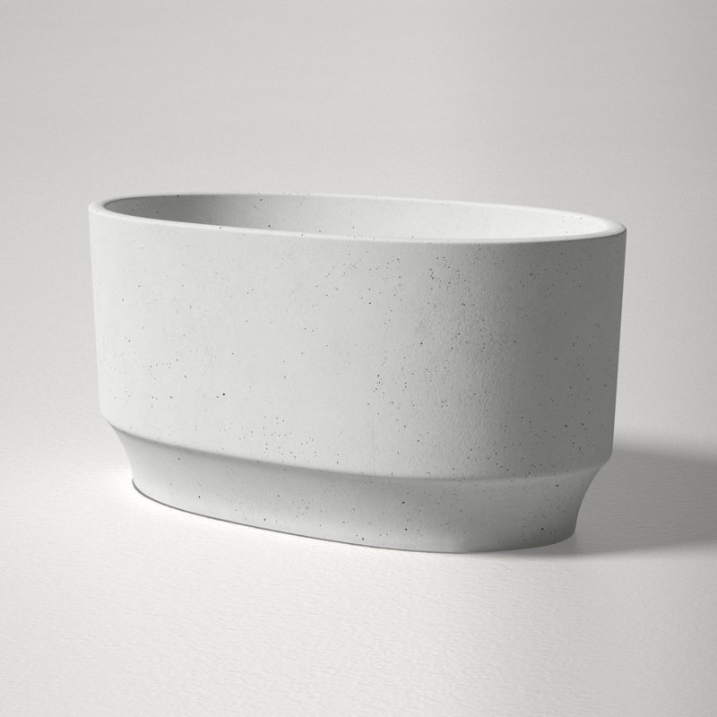 Fae Handmade Pot Planter, 6" H x 12" W x 6.75" D