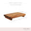 Planche de service en acacia