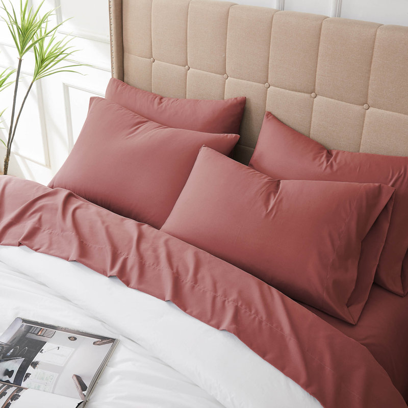 Vilano Springs Extra Deep Pocket Sheet Set, 6-Piece Ultra Soft Microfiber Sheets and Pillow Cases, Wrinkle Resistant, Easy Care