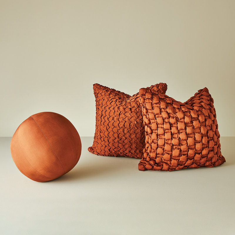 Euro Pillow Cover & Insert, Brown