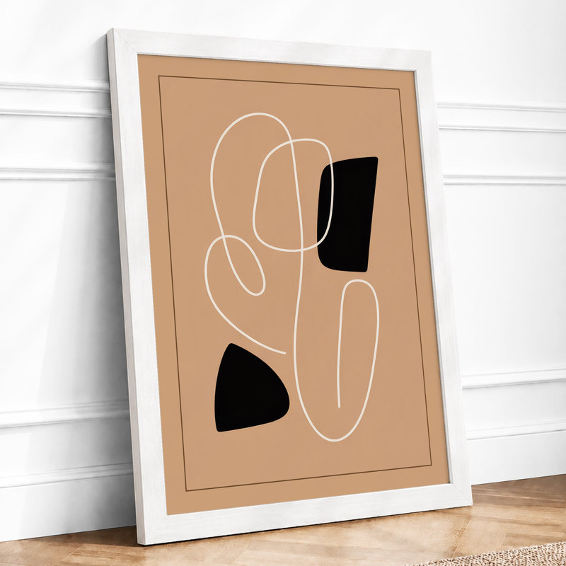 Line And Form Minimalist - Print, A1 - 84.1 x 59.4 cm, White