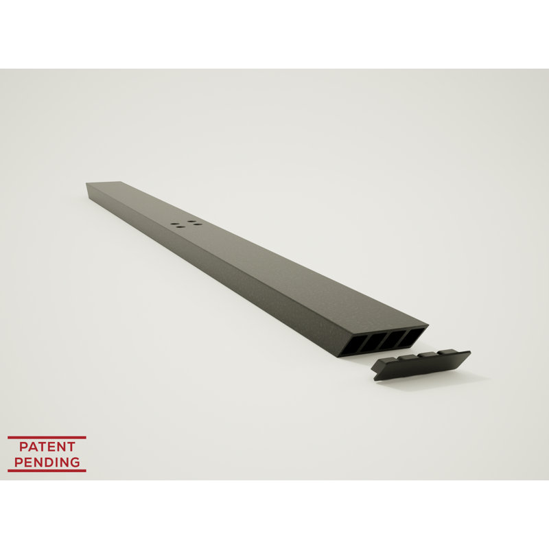 Support de comptoir mural industriel The Original ™, H 1 po x l 2,5 po x P 50 po
