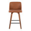 Tabouret de comptoir pivotant 24,25 po Lakyia