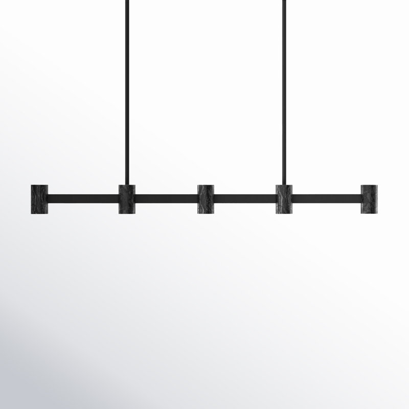 Braulio 5 - Light Black Brass LED Kitchen Island Pendant