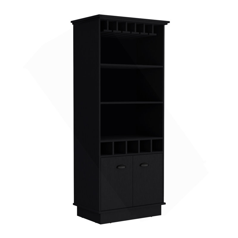 Armoire de bar Dundee, Noir